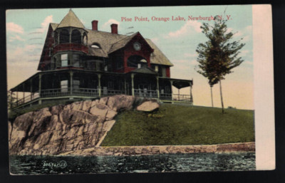 PC-3450**Vtg. American Art PC 1914**Pin Point, Orange Lake** Newburgh ...