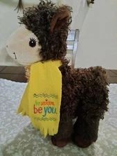 Girl Scouts Llama Brown Plush Stuffed Animal be unique you cookies alpaca abc