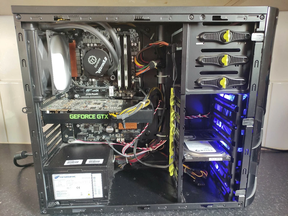 Powerful Gaming PC i5-6600K GTX 970 8GB RAM 128GB SSD 500GB HDD 1060 - Image 2 of 4