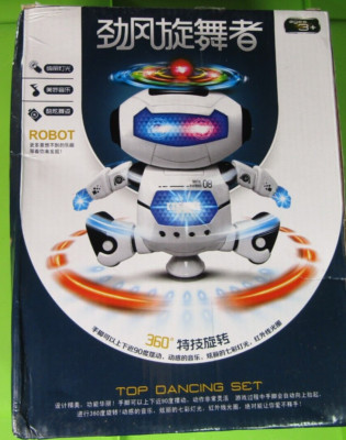 Lezhou Toys LZ444-2 auto Electronic Dancing Robot Lighting 3D LED Musical Toy