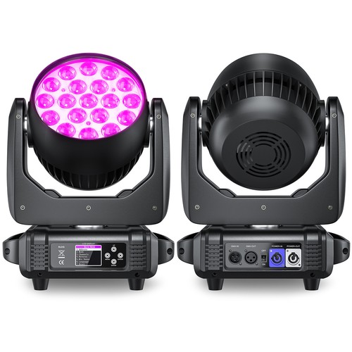 2PCS 380W LED Moving Head Light RGBW Zoom Beam Stage Wash Lighting DJ Party Lamp - Picture 11 of 22
