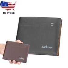 Men's Short Leather Leisure Wallet Multi-functional Large Capacity Coin Wallet