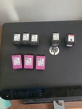 Lot of 8 Empty HP61XL HP61 Black Tri-Color Ink Cartridges