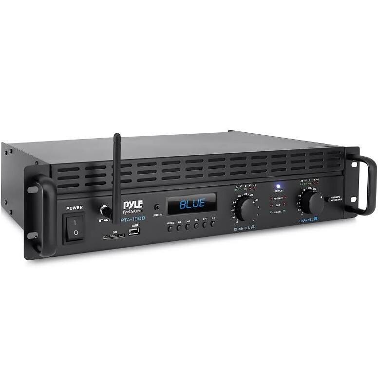 Pyle 2-Channel 200W Bluetooth Weather Resistant Marine Amplifier