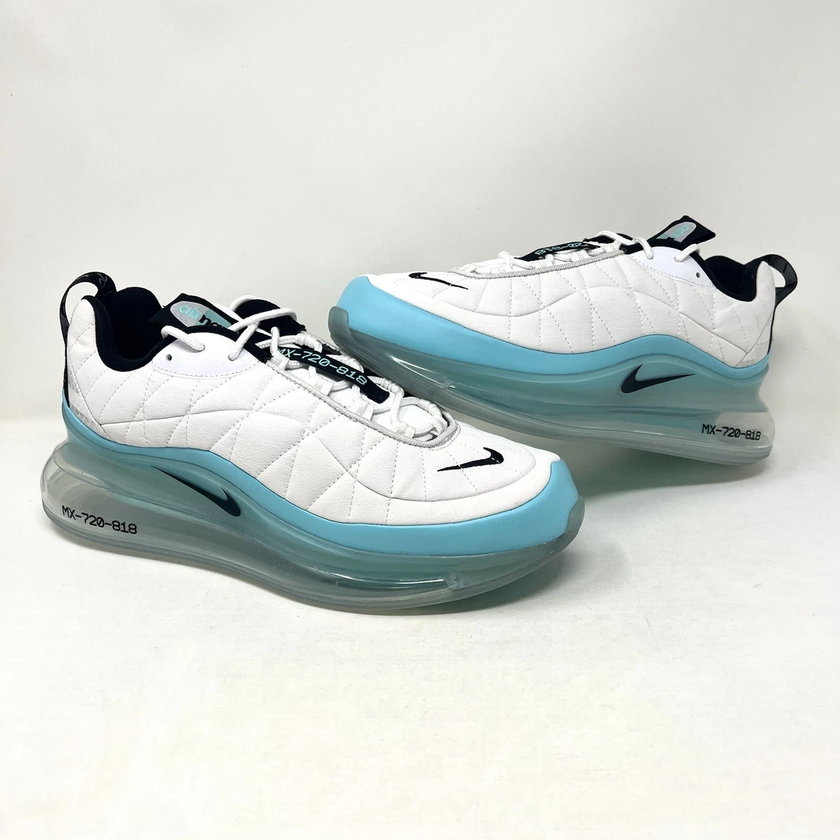 Nike Air Max 720 818 White Aqua Running Shoes CK2607 001 Women s
