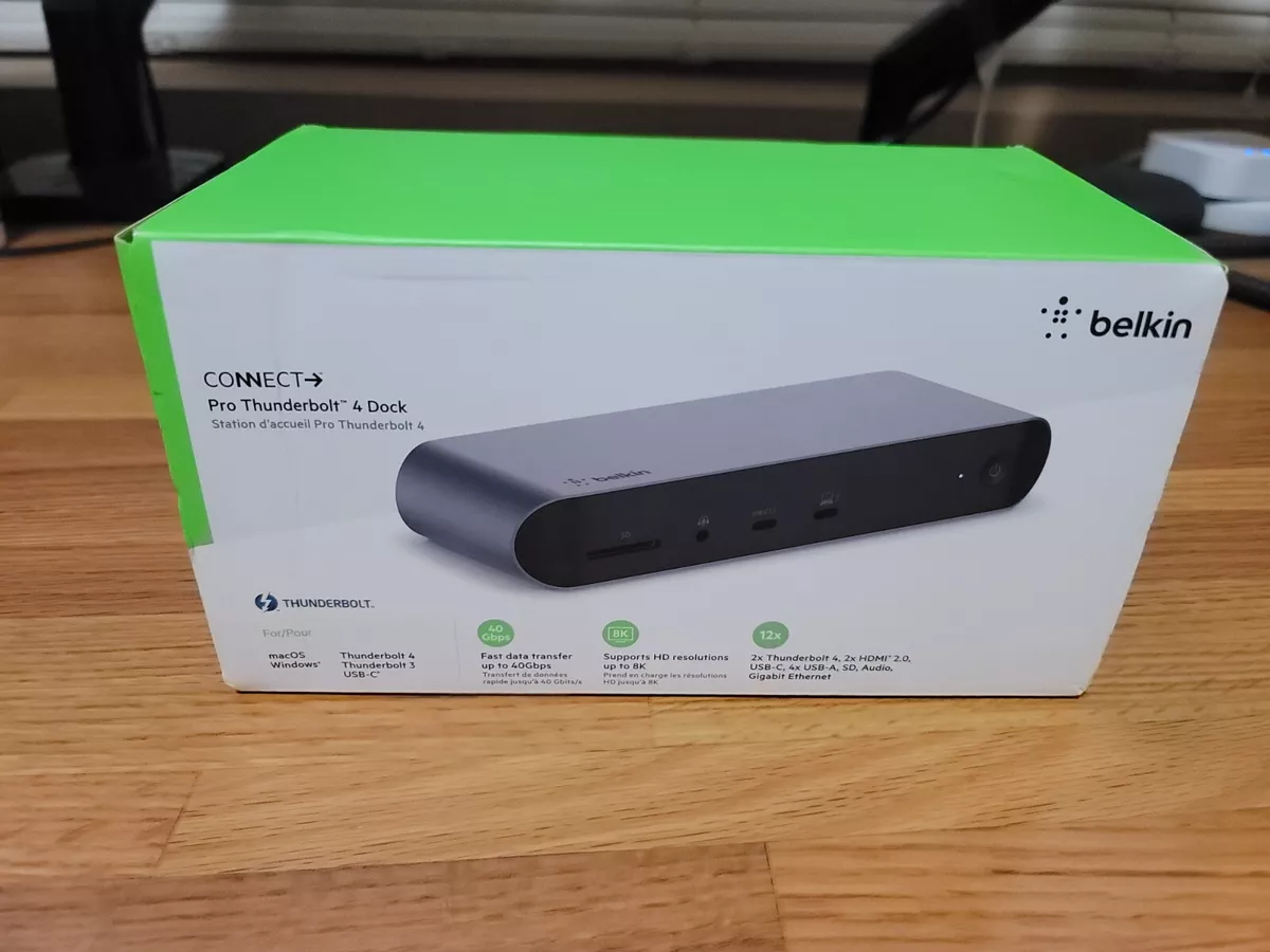 belkin thunderbolt 4 dock | eBay