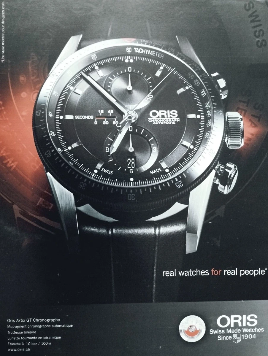 ORIS vintage watch Print Ad