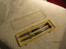 Vintage Metal Pen Set w/Case Made in USA