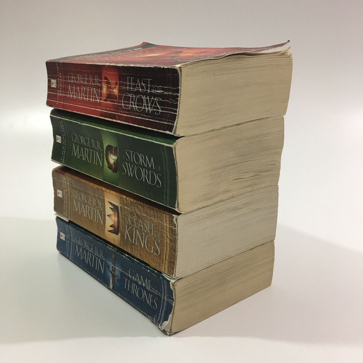 Game of Thrones - George R.R. Martin - Books 1, 2, 3, 4 - Softcover - 4  Book Set