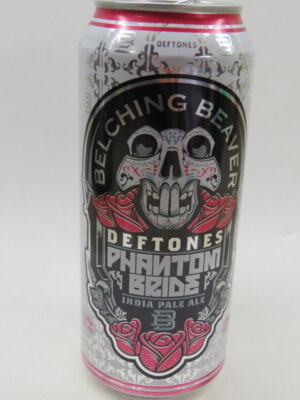 Craft BEER Empty Can: BELCHING BEAVER Deftones Phantom Bride IPA ~ Oceanside, CA