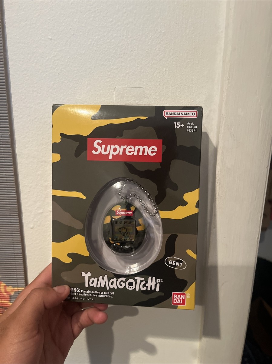 SUPREME TAMAGOTCHI YELLOW CAMO (100% AUTHENTIC) (BRAND NEW
