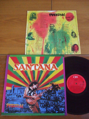 LP SANTANA FREEDOM 1987 CBS 450394 1 HOLLAND - IN TOP ZUSTAND!!!!! NM
