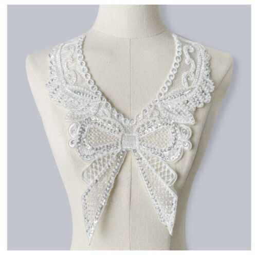 Polyester gewebe Kragen Kleid Dekoration Blume Corsage - Picture 1 of 6