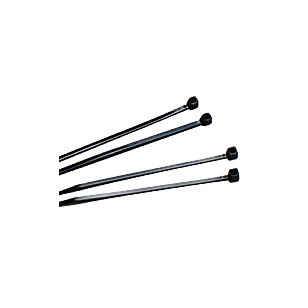 Colliers de serrage plastique noir 300mm pour gestion de câbles et rangement garage