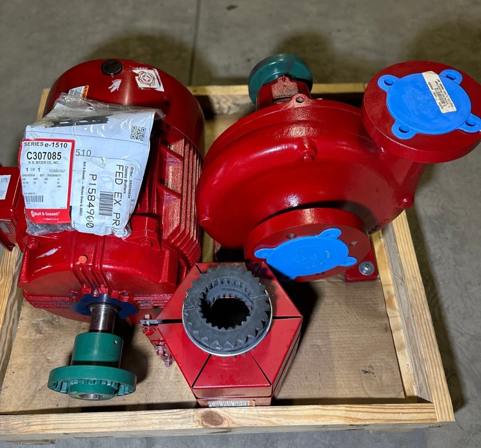 Bomba de succión de extremo horizontal Xylem Bell & Gossett Series e-1510 3 GB 30 HP nueva Foto 2 de 4