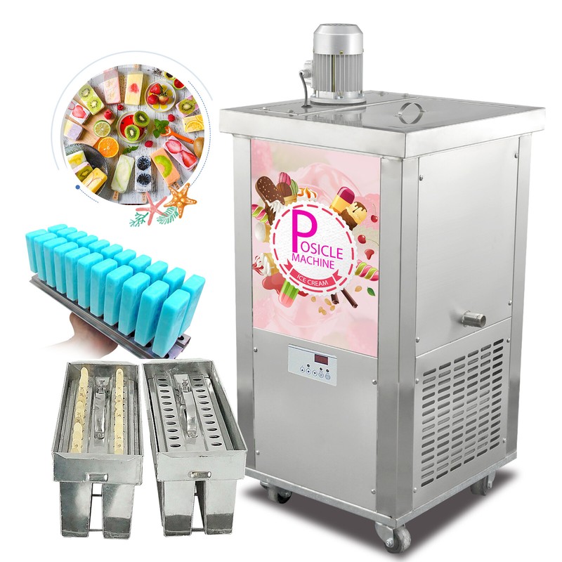 Commercial 2 slim molds ice pop machine,ice lolly machine, popsicle machine