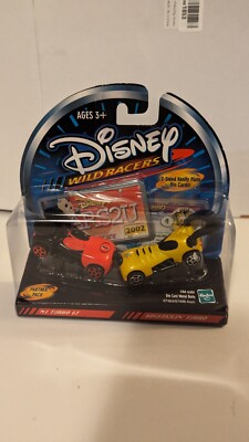 Rare Disney Hasbro 2002 Wild Racers M1 Turbo GT Hightailn' Turbo Die Cast HTF