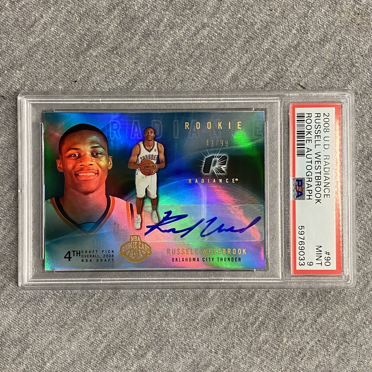 NBAカードRussell Westbrook auto