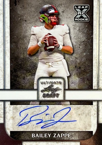 2022 Leaf Valiant Bailey Zappe #BA-BZ1