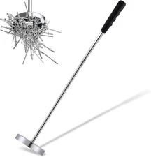 Telescoping Magnetic Sweeper Pickup Tool, Screws Parts Finder with 35LB Pull Cap