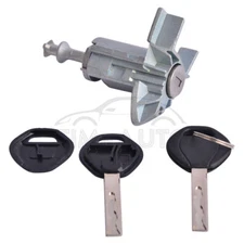 For 00-06 BMW X5 E53 Left Driver Door Lock Cylinder Barrel Assembly W/ 2 Keys