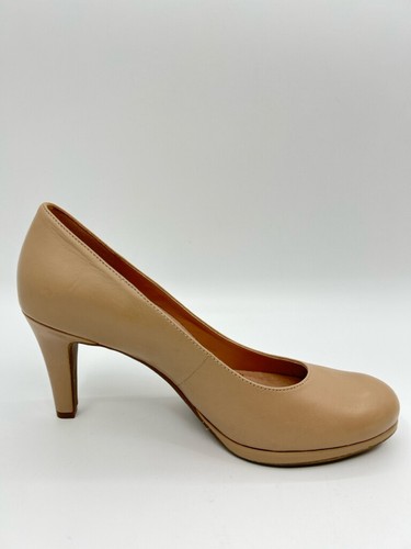 NATURALIZER NWOB New Size 7.5 nude Women Leather Classic Boho Chic Michelle Pump - Picture 7 of 8