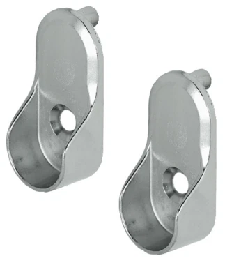 2 Häfele Tubo Armadio Kleiderstangenhalter Ovale Da Einstecken IN Foro Numero