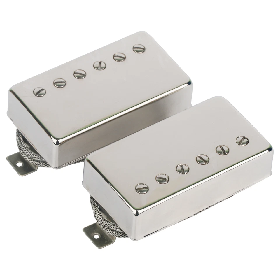 Alnico 2 classic 57+ Guitar Humbucker Pickups Bridge& Neck For LP Guitar Chrome - Image 2 of 4