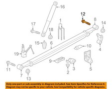GM OEM 98-23 Aurora Rear Suspension Suspension Components-Shackle Bolt 11588857