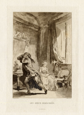 Antiker Druck - DIE INDISKRETEN BEKENNTNISSE - Fontaine - 1882