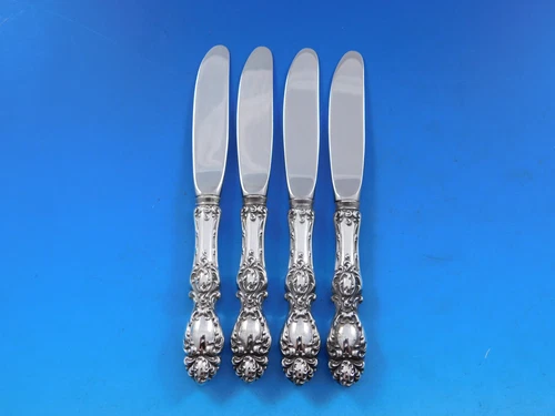 Lucerne by Wallace Sterling Silver Butter Spreader HH Modern Set 4 pcs 6 1/4"