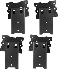 4 Pcs, 4x4 Brackets for Deer Stand w Powder Coated, Elevator Brackets Heavy-Duty