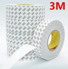 3M 9080 Double Sided Hi-Temp Non Woven Adhesive Tape 50M Any Size 25mm-200mm