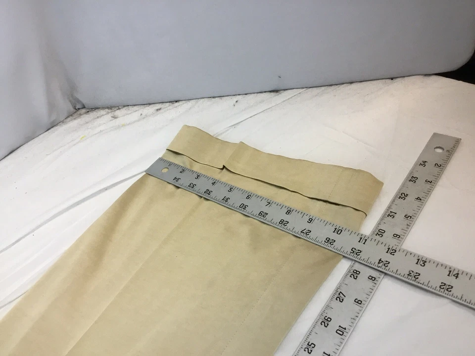 Pantalones Garfield & Marks 6 Algodón Tostado Viscosa Elástico Pierna Ancha EE. UU. Como Nuevos YGI R1-530 Foto 3 de 4