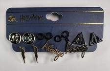 NEW- Cute Harry Potter Earrings Sets - Rare Snape Lightning Deathly Hallows