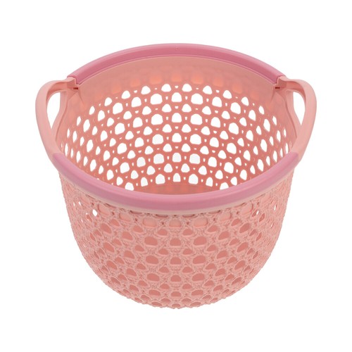 2 Pieces Gewobener Korb Rattan -Aufbewahrungskorb Wäschekorb Einkaufen