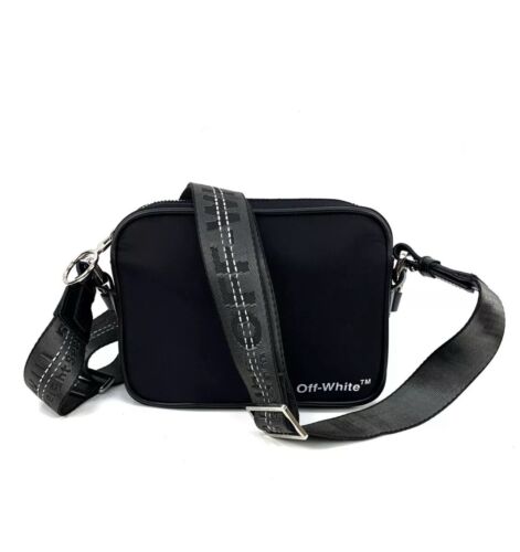 Off White Virgil Abloh Nylon Crossbody Shoulder Messenger Bag. SHIP SAME DAY ✅