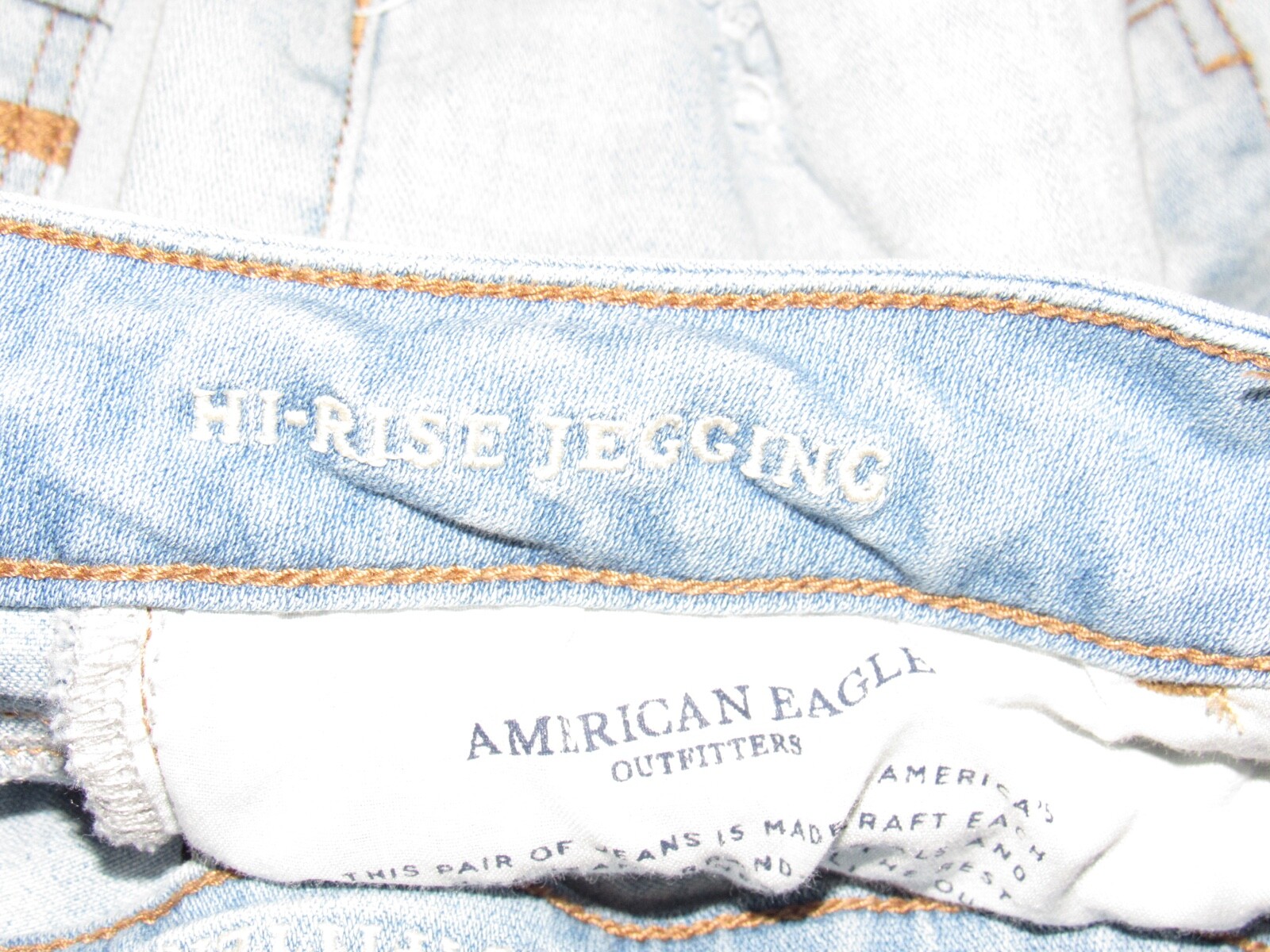 American Eagle Super Stretch Patchwork Destroyed … - image 8