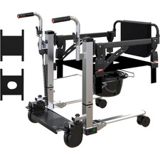 Lightweight Patient Lift Transfer Chair for Elderly, Portable Medical Transport