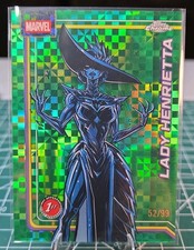 2026 Topps Chrome Marvel Comics - Lady Henrietta #130 Green X-Fractor /99 🔥🔥