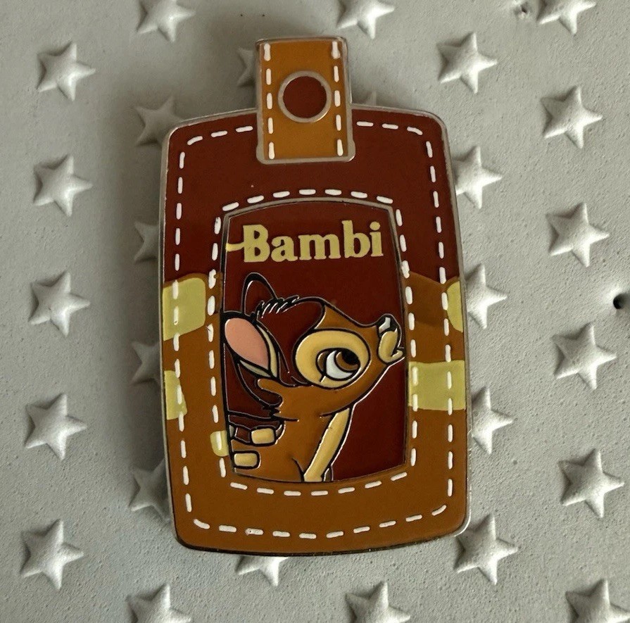 HKDL Pin Trading Carnival Luggage Tags Bambi Disney Pin