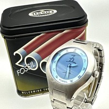 Battery And Gasket Replaced. FOSSIL BIG TIC KANJI Numeral Model Complete