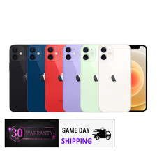 Apple iPhone 12 - 64GB & 128GB - Black & Blue - Unlocked At&t Verizon 5G