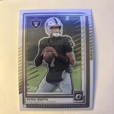 2025 Panini Donruss Optic Geno Smith #144 Oakland Raiders Football Card Nm