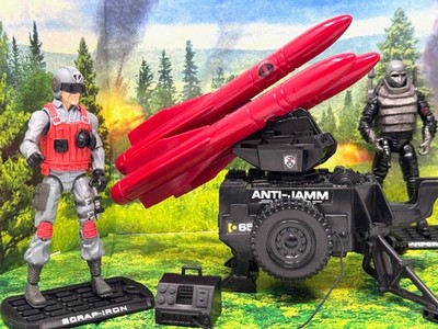 G.I. Joe ROC Heetseek Missile System with Scrap Iron, Neo-Viper & Diorama
