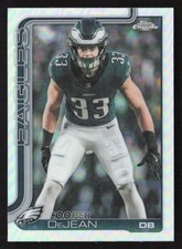 2025 Topps Chrome Football Cooper DeJean #252 Refractor