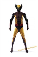X-Men Wolverine Logan Brown Costume Cosplay Jumpsuit Halloween Suit