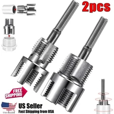 2X Integrated Internal & External Pipe Threading-Tool PVC Pipe Threader Kit New