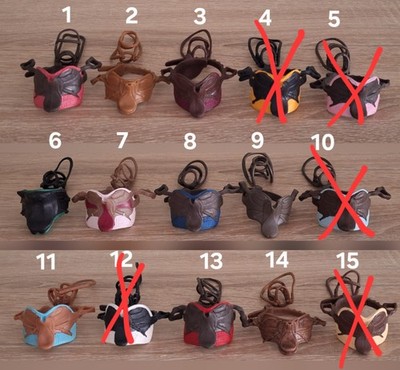 Schleich Pferde Sattel mit Trense, Stückpreis 