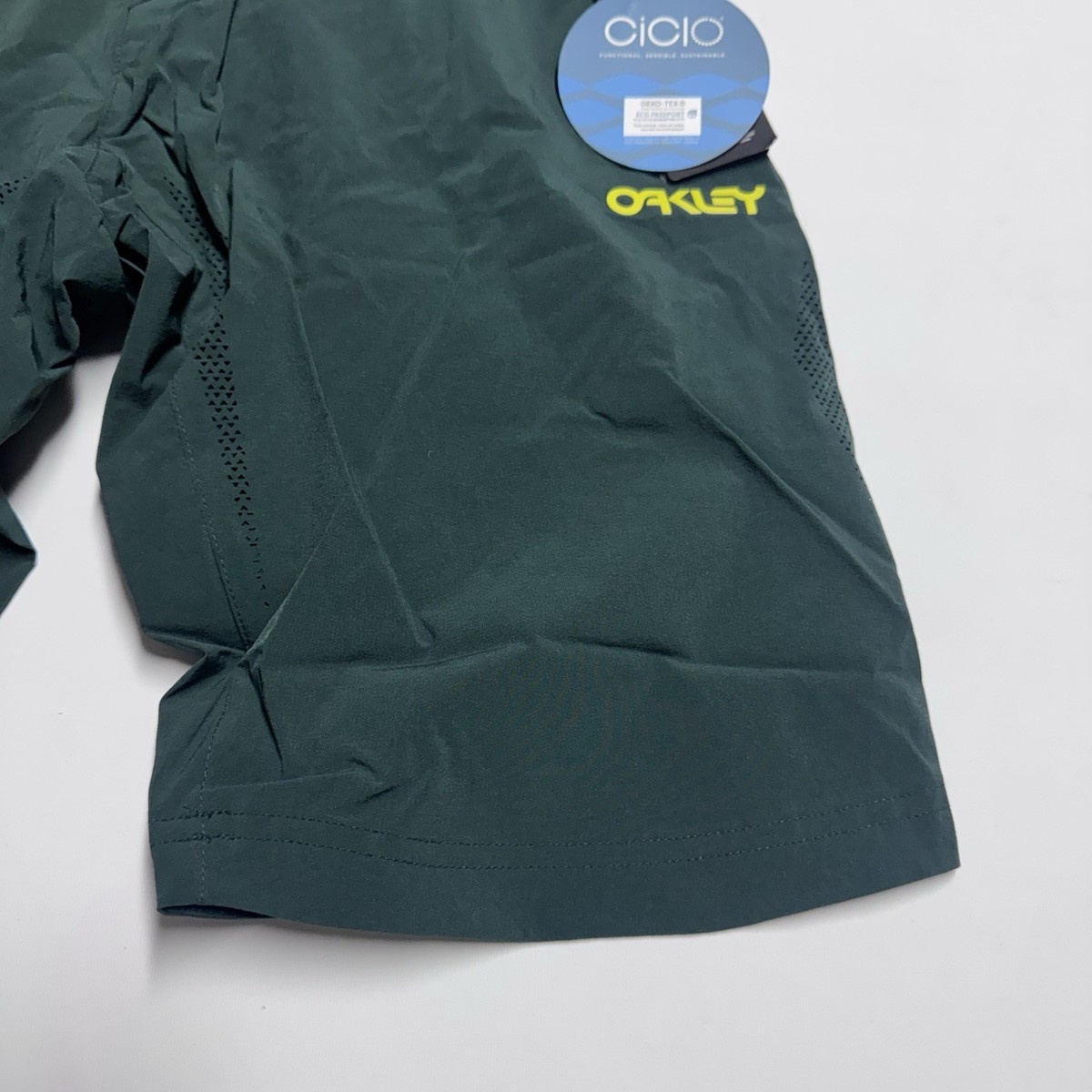 Oakley Reduct Berm Bike Shorts With Liner Mens Sz 30 Hunter Green